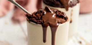 Kakaový koláčik s čokoládovou polevou. Foto - Jeme zdravo do 30 minút
