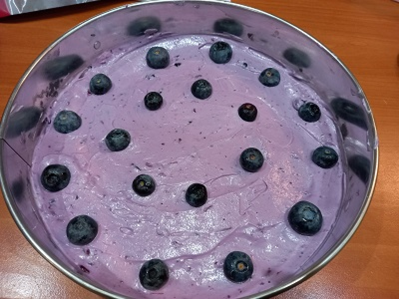 Nepečený cheescake s čučoriedkami, recept 10/10